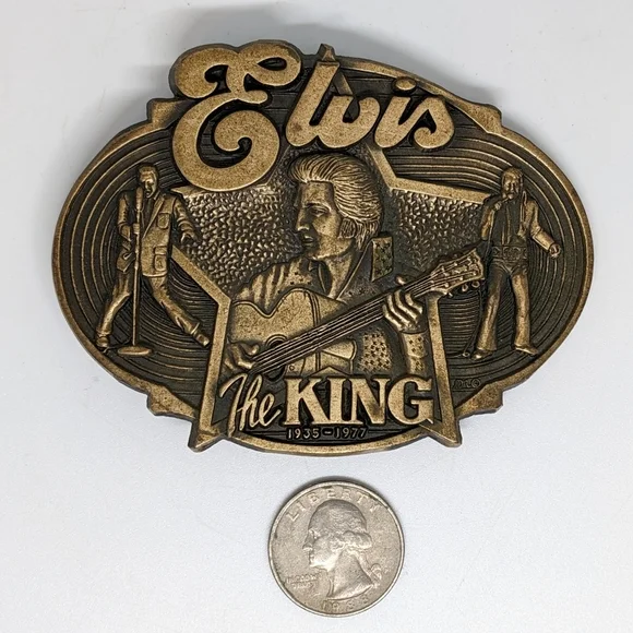 New Elvis Presley The King  belt buckle Elvis main image 2